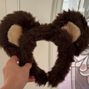 Brown Furry Kids Headband